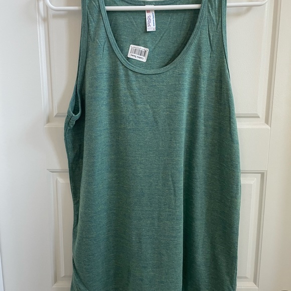 American Apparel Unisex Tri-Blend Tank Size Small Tri Lemon - Picture 2 of 10